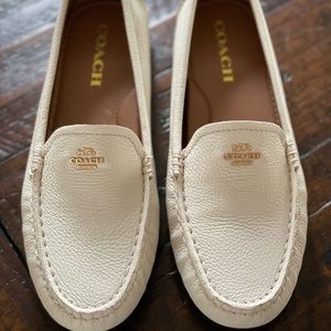 Coach Amber Pebble driving loafers, size 7